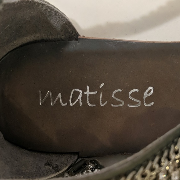 ANTHROPOLOGIE MATISSE * BLING BLING WEATHERED SANDAL - Picture 4 of 7